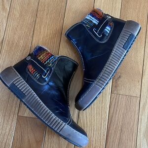 Josef Seibel Shearling Lined Ankle Boots